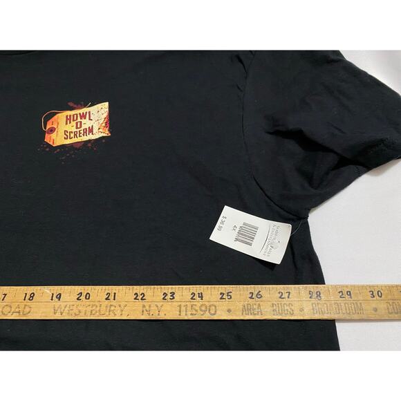 SeaWorld Howl-O-Scream 4XL – Horror Collage Graphic T-Shirt – Black - Picture 4 of 10